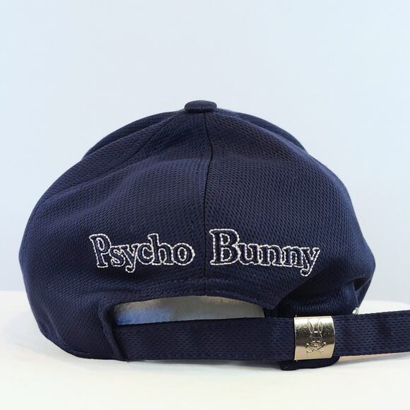 Psycho Bunny Men's Blue Logo Baseball Cap Size OS - Picture 2 of 4